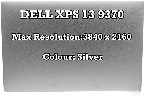 WARWOLFTEAM Csere 13.3 - os LCD érintőképernyő Kompatibilis Dell XPS 13 9370 LCD érintőképernyő Teljes Szerelvény (3840x2160