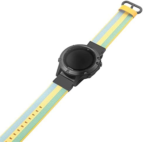 NIBYQ 22mm Nylon Watchband A Garmin Fenix 6 6X Pro Csuklópánt Heveder Fenix 5 5Plus 935 S60 Quatix5 gyorskioldó Smartwatch
