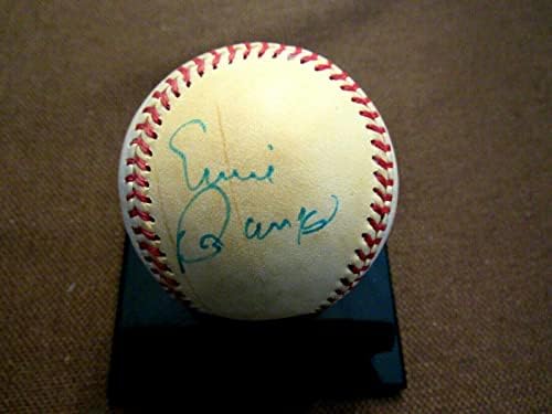 Ernie Bankok Chicago Cubs Hof Aláírt Auto Vintage Feeney Gu rágták Onl Baseball Szövetség - Dedikált Baseball