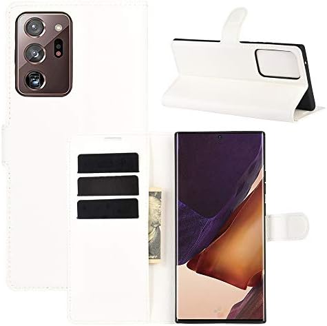 Galaxy Note 20 Ultra Esetben Bling Bőr Filo Slot Tárca Flip Védő Telefon esetében & nyakpánt [Kitámasztó] [Card Slot]