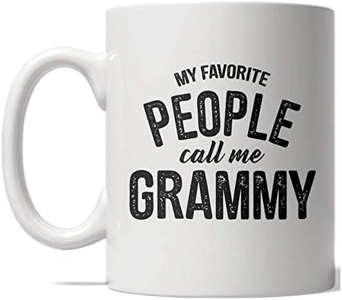 Őrült Kutya póló A Kedvenc Emberek Grammy Bögre Vicces Nagyszülő a Csésze Kávé - 11oz