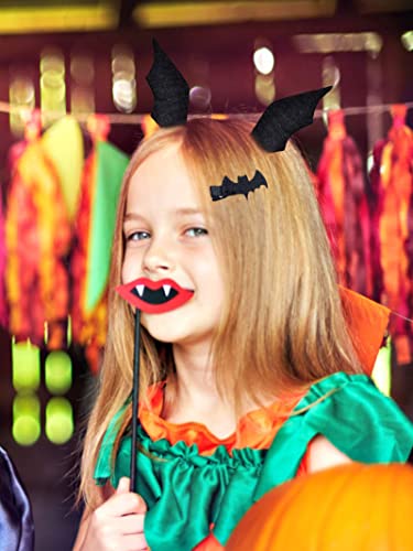 Fekete Halloween Haj Klipek a Tini Lányok Pók, Denevér Haj Klipek Horror Állatok Haj Klipek Halloween-Kellékek
