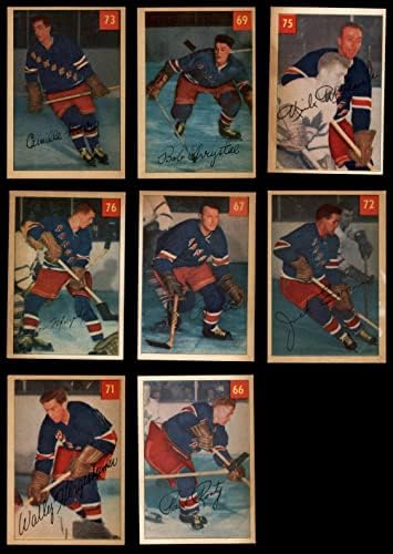 1954-55 Parkhurst New York Rangers Csapata Set New York Rangers - Hockey (Set) EX+ Rangers - Hoki