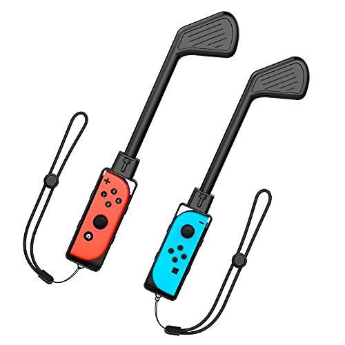 TiMOVO Golf Klub Kompatibilis a Nintendo Kapcsoló Mario Golf: Super Rush Játék/Kapcsoló Sport, 2 Csomag Golf Kezelni