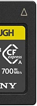 Sony CEA-G160T 160GB CFexpress Típusú Memóriakártya (CEAG160T) & NPFZ100 Z-Sorozat Újratölthető Akkumulátor Alfa A7