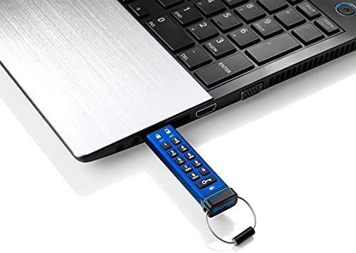 iStorage datAshur PRO 8 GB | Titkosított USB Memory Stick | FIPS 140-2 Level 3 Tanúsítvánnyal | Jelszóval védett | Por/Vízálló