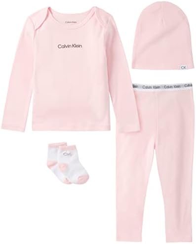 Calvin Klein baba-lányok Szerves Baba Essentials 4 Darab Essentials Készlet