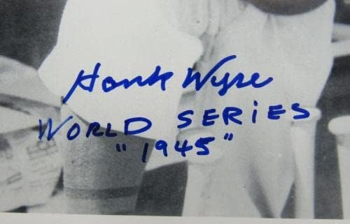 Hank Wyse Aláírt Automatikus Aláírást 8x10-es Fénykép én Aláírt MLB Fotók