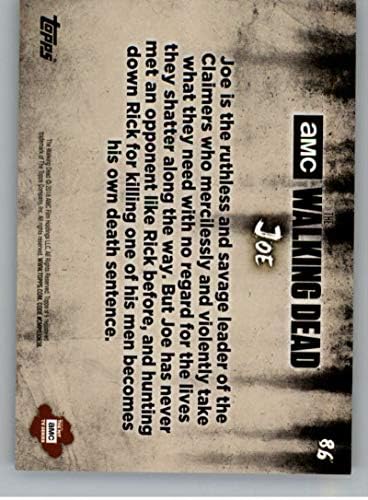2018 Topps Walking Dead Vadász a Vadászható 86 Joe Trading Card