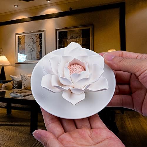 Illóolaj Passzív Virág Diffúzor-Nem-Elektromos Porcelán Aromaterápiás Legegyszerűbb Kis Mini Szobában, Asztal Dekoratív,