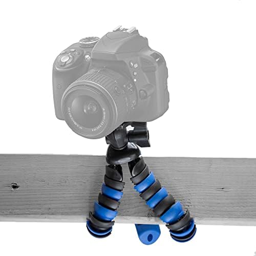 Ultimaxx 12 Kék Rugalmas Állvány a Körbe Lábak & gyorskioldó szerelőlap Minden GoPro/DSLR Kamerák & Videokamera