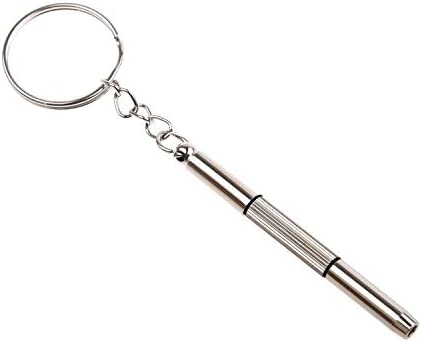Csavarhúzó 3in1 Mini Alufelni Csavarhúzó kulcstartó Óra Szemüveg Javítás Eszköz