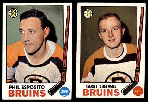 1969-70 Topps Boston Bruins Közelében Csapat készen áll a Boston Bruins (Set) VG+ Bruins