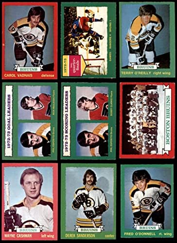 1973-74 O-Pee-Chee Boston Bruins Közelében Csapat készen áll a Boston Bruins (Set) VG/EX+ Bruins