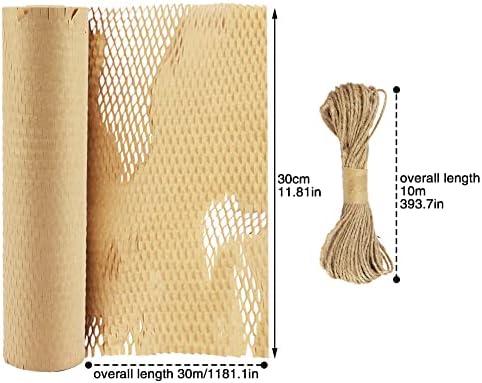 ompait Honeycomb Csomagoló Papír, Méhsejt Csillapítás Wrap Roll, Perforált,-a Csomagolás Kötél Védi a Törékeny Tárgyakat