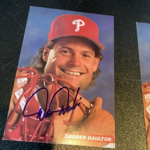 Sok (4) Darren Daulton Aláírt Dedikált Phillies Fotók - Dedikált MLB Fotók
